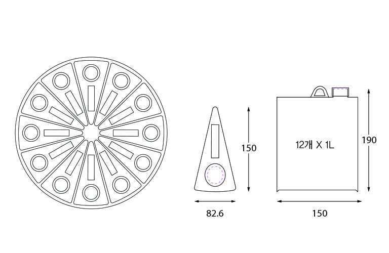 compactä ÷ 1L, 12 